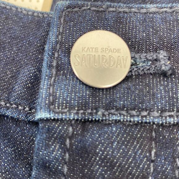 Kate Spade Saturday Night Slim Stretch Dark Wash Ankle Jeans 24 - Picture 7 of 13